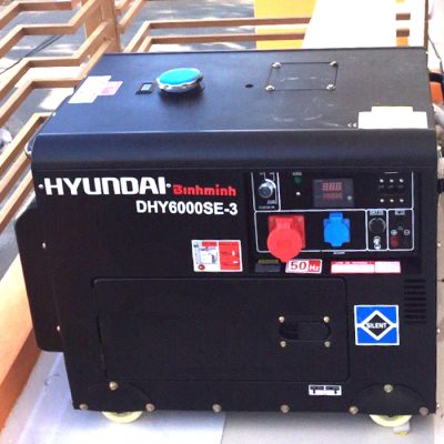 máy phát điện chống ồn Hyundai dhy6000se-3