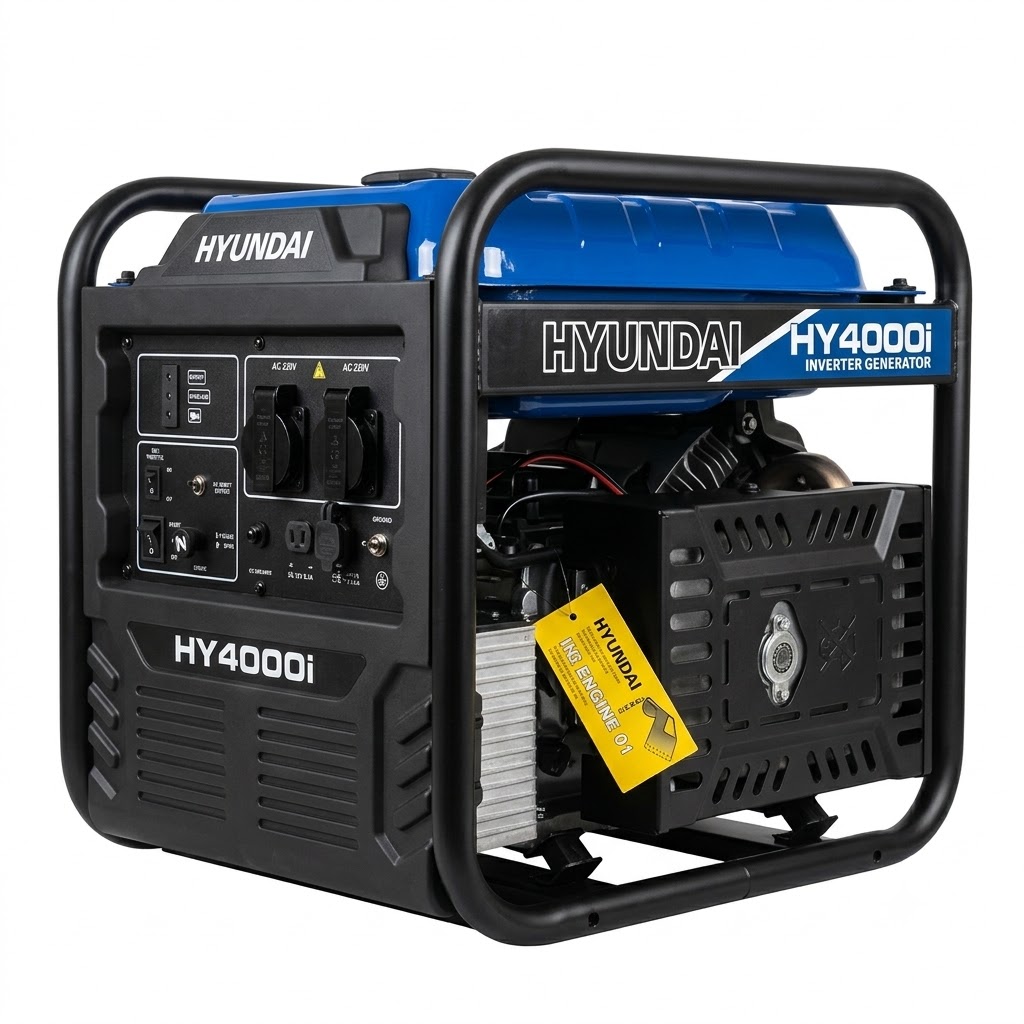 Máy phát điện 4KW chạy xăng HYUNDAI HY4000I Máy phát điện 4KW chạy xăng HYUNDAI HY4000I